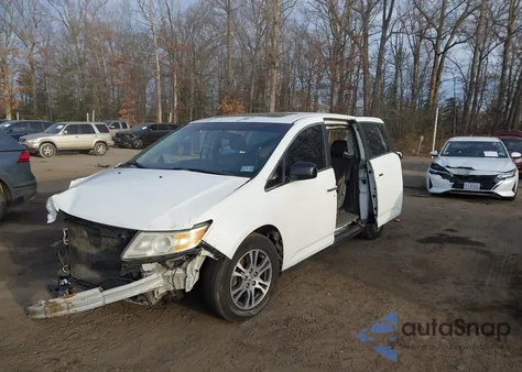 2012 Honda Odyssey Ex-L z USA, uszkodzony, nr VIN 5FNRL5H63CB111085